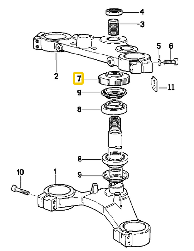 Knirled nut USED 31421457222