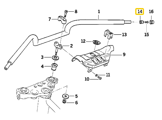 Vibration damper USED 32712307606