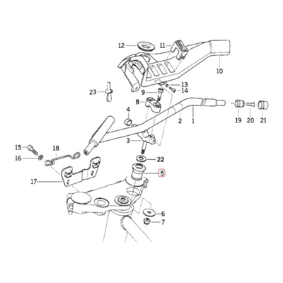 Steering damper NEW 32712309419