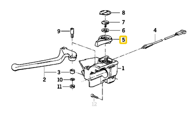 Lever for choke USED 32721240792