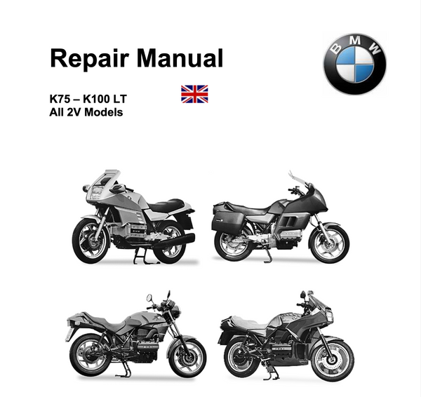 純正　BMW Motorcycle Repair Manual K75 K100 BMW K75 K100-8V Repair manual PDF DOWNLOAD – KpartsHolland