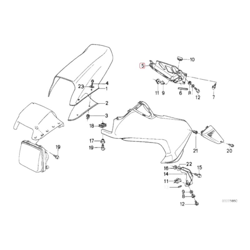 Instrument mount bracket USED 46631455269