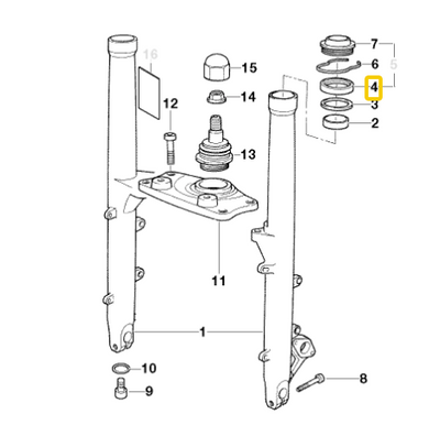 Fork oil seal NEW 31422311988