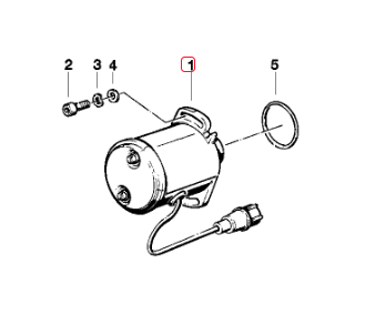 Ignition Hall Effect Trigger Sensor BMW R65 R80 R100 NEW 12111244088 / 12112413906