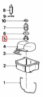 Bing main jet size 160 BMW R45 R65 R75 R80 R90 R100 13111262428