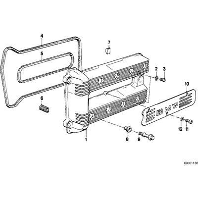 Valve cover gasket K100-8V NEW 11121460463