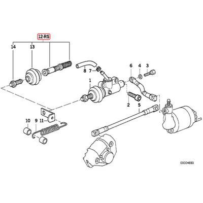 Repair kit brake master cylinder D=13MM MAGURA 34311454438