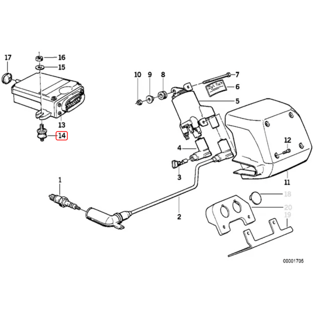 BOSCH   12122158253  12個セット Bosch Spark Plug (0 242 140 560) ZGR 6 STE 2 W For BMW 5(E60
